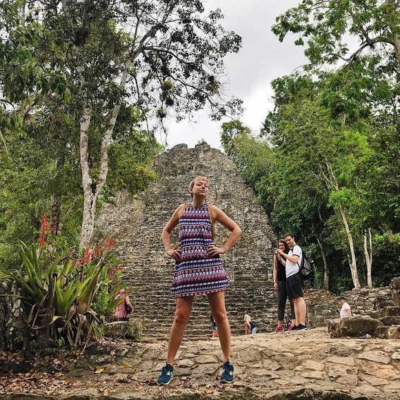 American Apparel geometric print sleeveless shift - Picture 5 of 5